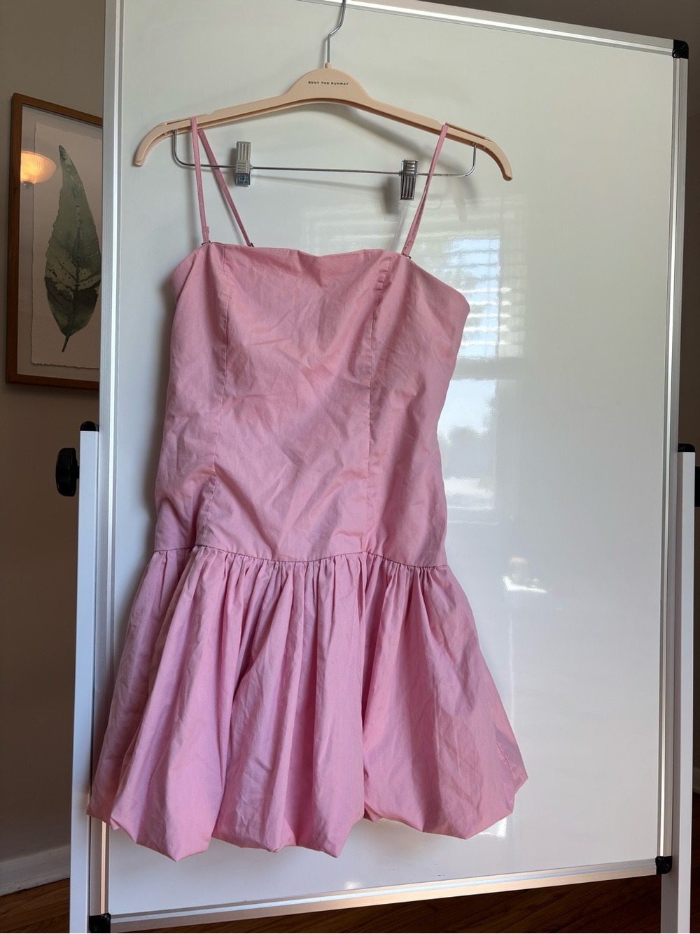 Abercrombie & Fitch Pink Spaghetti Strap Drop-Waist Sundress